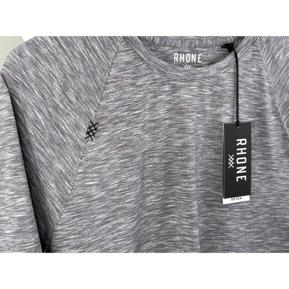 NWT Rhone Reign Short Sleeve Men’s Small Moisture Wicking Nightshade Space Dye - Picture 4 of 13